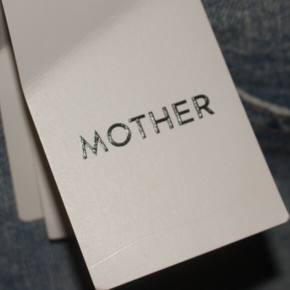 NWT MOTHER All In One Breaker Denim Jumpsuit Size L - Picture 13 of 15